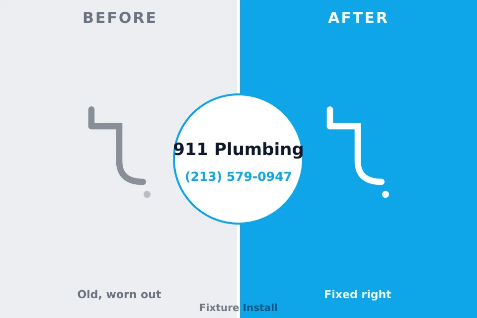 Before and after: plumbing company Great Falls, SC